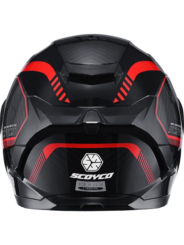 Scoyco FF-871 Full Face Kask FIRE