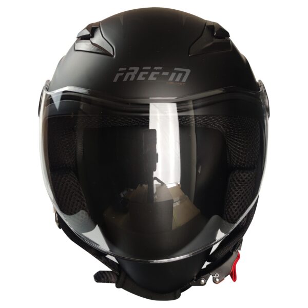 FREE-M FR-215 Çocuk Yarım Kask DOG BLACK