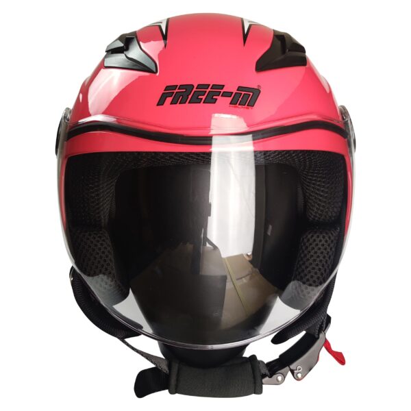 FREE-M FR-215 Çocuk Yarım Kask DOG PINK
