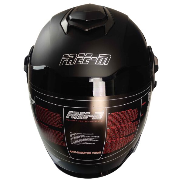 FREE-M FR-665 Yarım Kask MAT BLACK