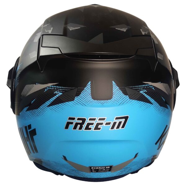 FREE-M FR-665 Yarım Kask MAT TURKUAZ