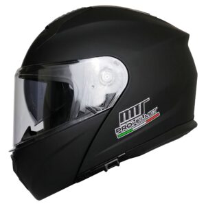 MTS M-966 V2 Çene Açılır Kask MAT BLACK