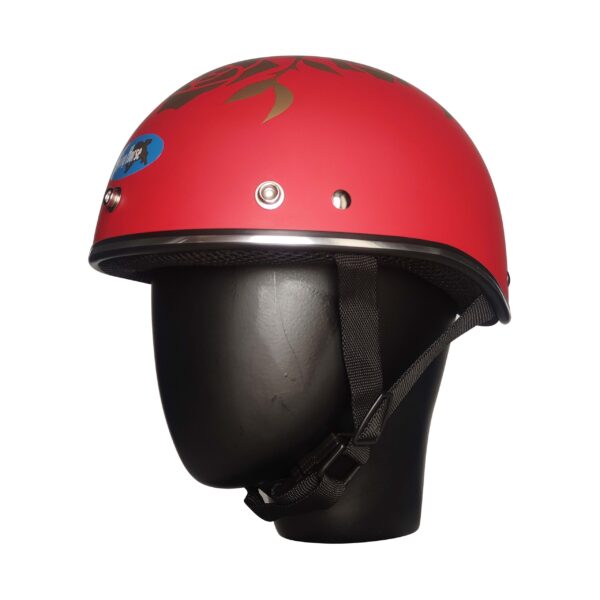 NİKKO A112 YARIM CHOPPER KASK MAT ROSE