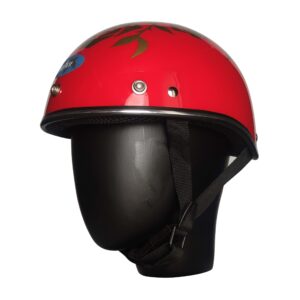NİKKO A112 YARIM CHOPPER KASK ROSE