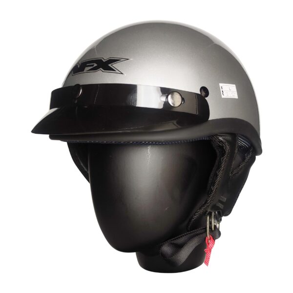 NİKKO FX66 YARIM CHOPPER KASK GREY