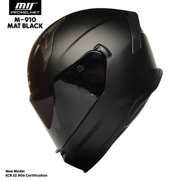 MTS M-910 Full Face Kask MAT BLACK