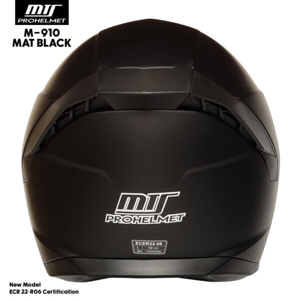 MTS M-910 Full Face Kask MAT BLACK