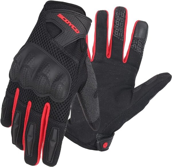 SCOYCO MC58 ELDİVEN RED