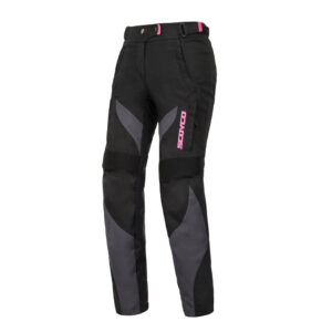 Scoyco P-122W  KADIN Korumalı 4 Mevsim Pantolon BLACK-GREY