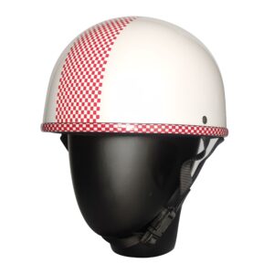 NIKKO GP630 WHITE RED YARIM COOPER KASK