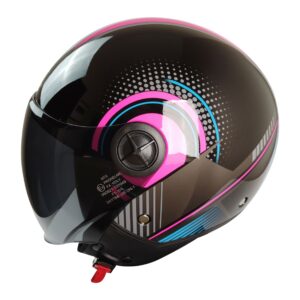 MTS FX-101 PINK WOMAN YARIM KASK