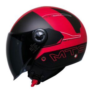 MTS FX-101 DESIGN RED YARIM KASK