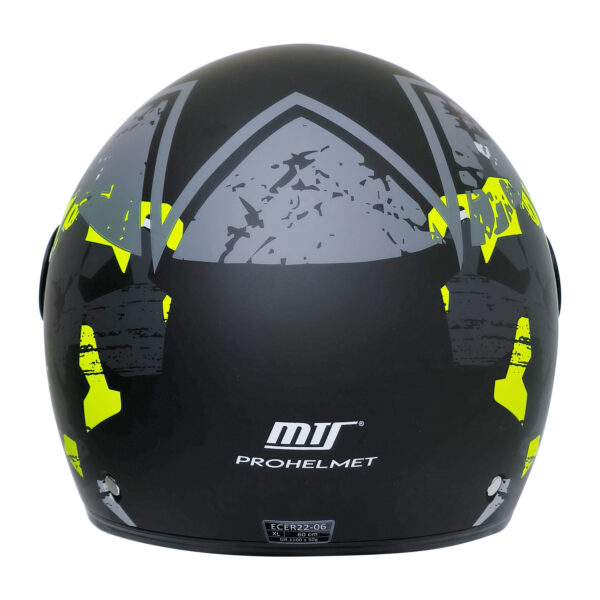 MTS FX-101 NEON CAMO YARIM KASK