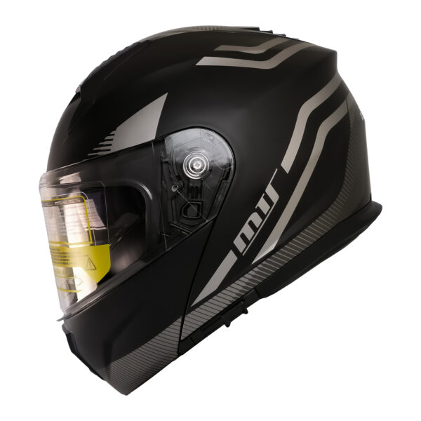 MTS M-966 V2 Çene Açılır Kask WX20 GREY