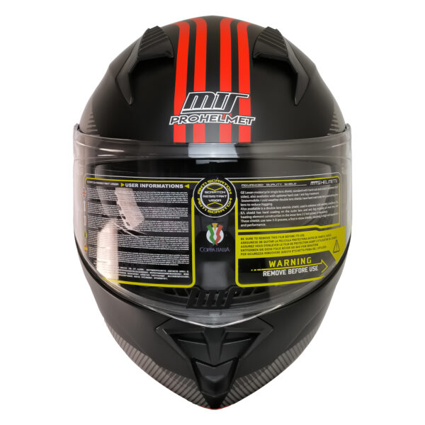 MTS M-966 V2 Çene Açılır Kask WX20 RED