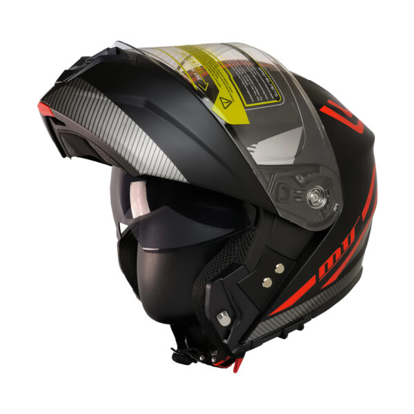 MTS M-966 V2 Çene Açılır Kask WX20 RED