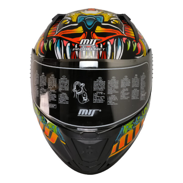 MTS H-801 SNAKE Full Face Kask AZURE