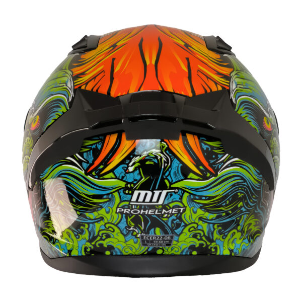 MTS H-801 SNAKE Full Face Kask AZURE