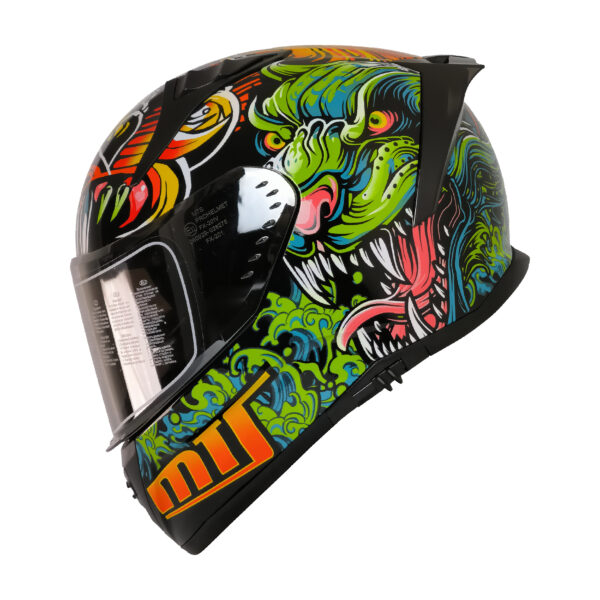 MTS H-801 SNAKE Full Face Kask AZURE