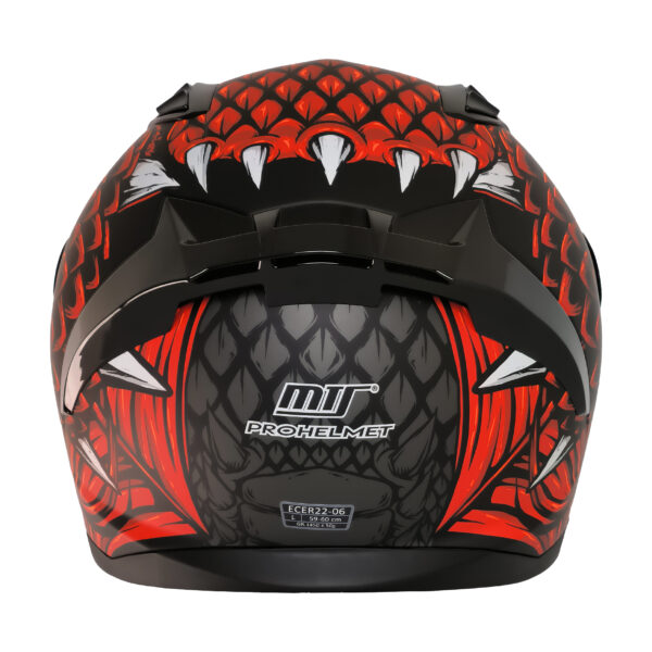 MTS M-801 SNAKE Full Face DRAGLAX RED