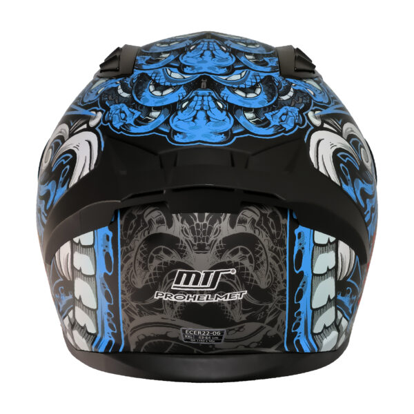 MTS M-801 SNAKE Full Face Kask MYTH BLUE