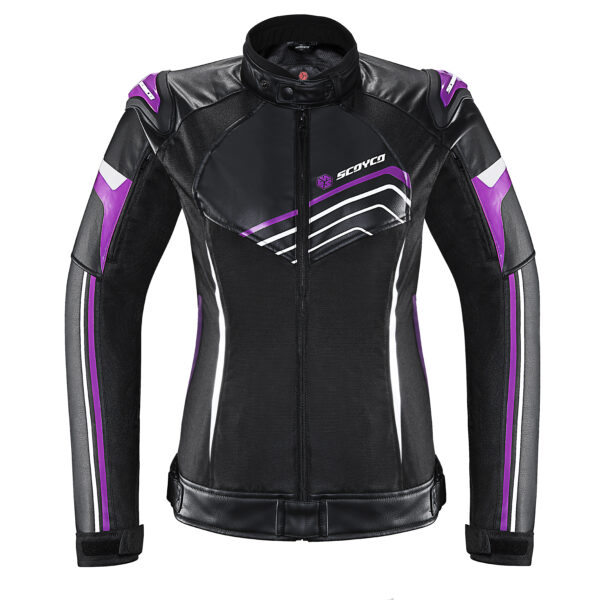 Scoyco JK153W KADIN 4 MEVSİM MONT BLACK-PURPLE