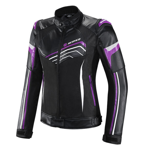 Scoyco JK153W KADIN 4 MEVSİM MONT BLACK-PURPLE
