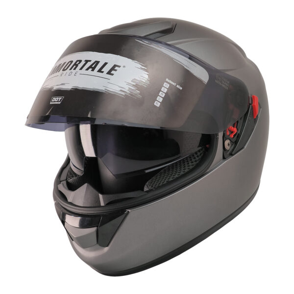 FREE-M FR-913 Full Face Kask MAT GREY