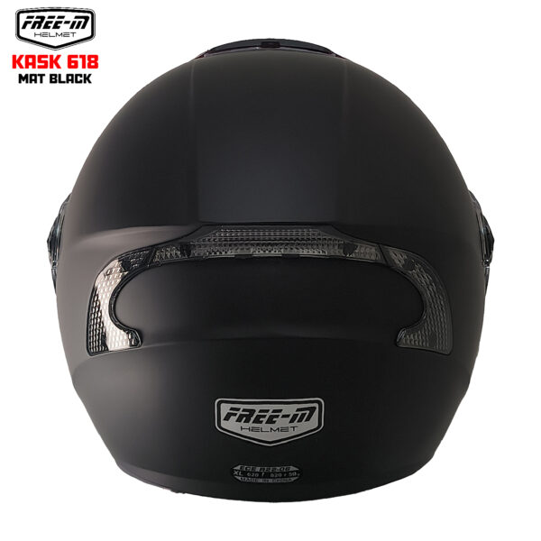 RSV HELMET 618 Yarım Kask MAT BLACK