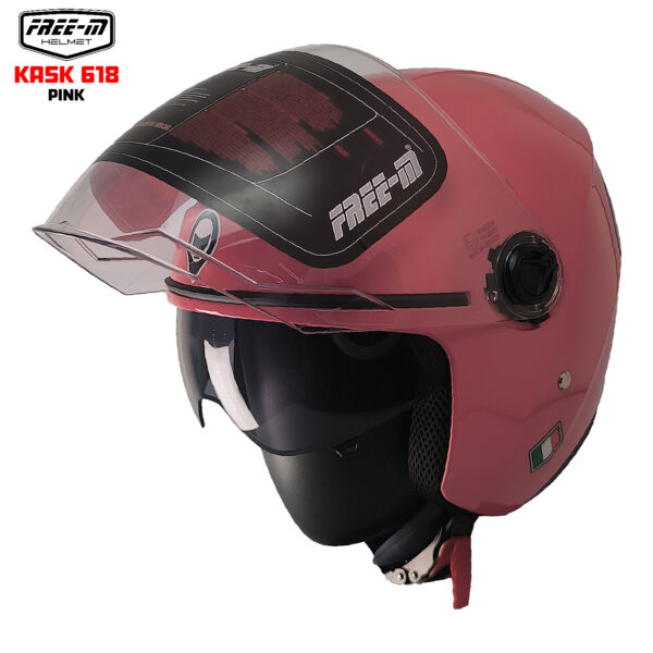 RSV HELMET 618 Yarım Kask PİNK