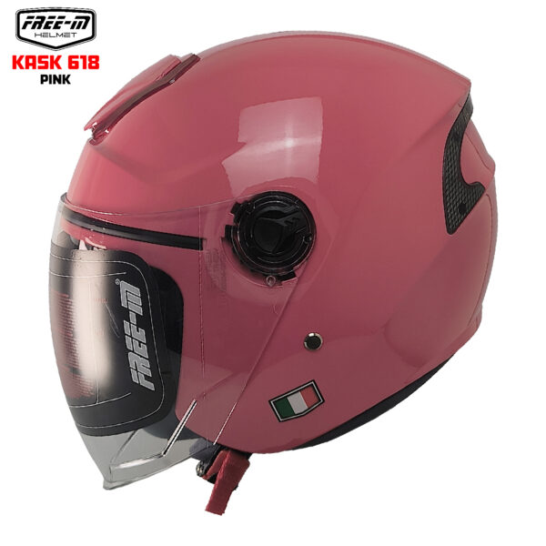 RSV HELMET 618 Yarım Kask PİNK