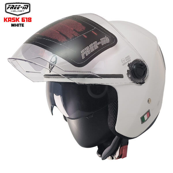 RSV HELMET 618 Yarım Kask WHİTE