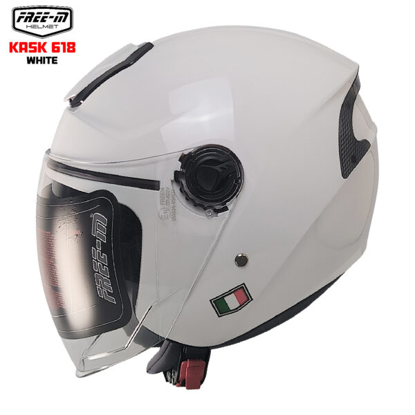 RSV HELMET 618 Yarım Kask WHİTE