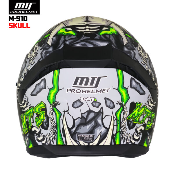 MTS M-910 Full Face Kask SKULL