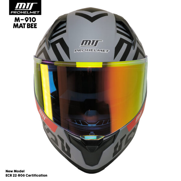 MTS M-910 Full Face Kask MAT BEE