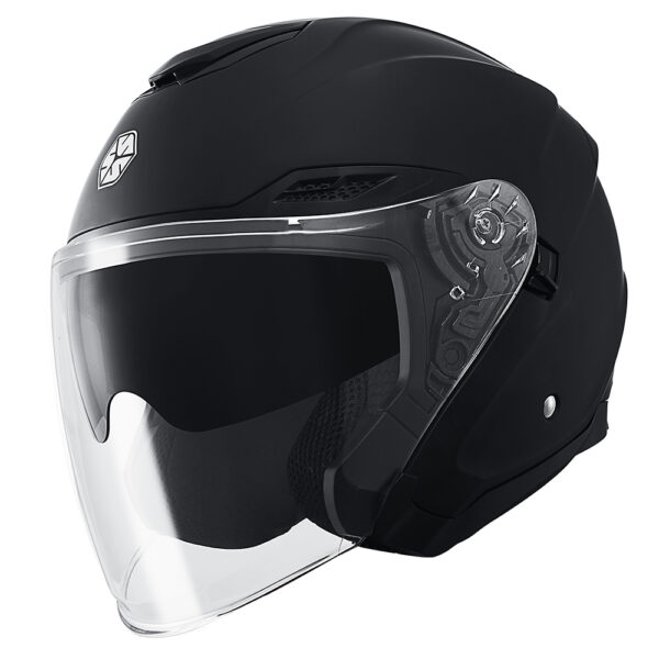 Scoyco OF-669 Yarım Kask MAT BLACK