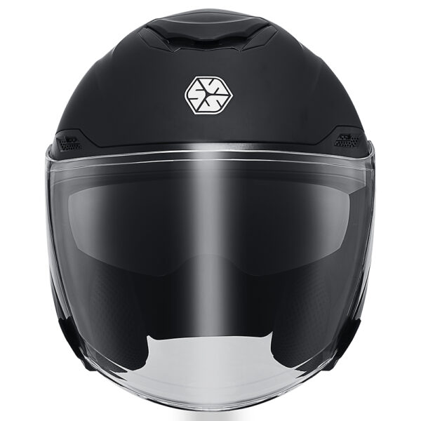 Scoyco OF-669 Yarım Kask MAT BLACK