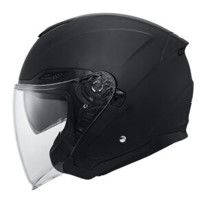 Scoyco OF-669 Yarım Kask MAT BLACK