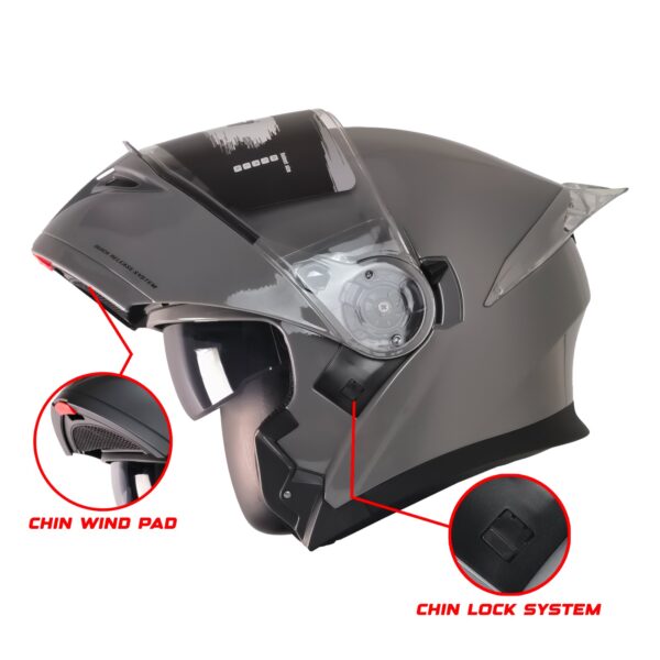 ÇENE AÇILIR KASK FREE-M 965/NARDO GREY