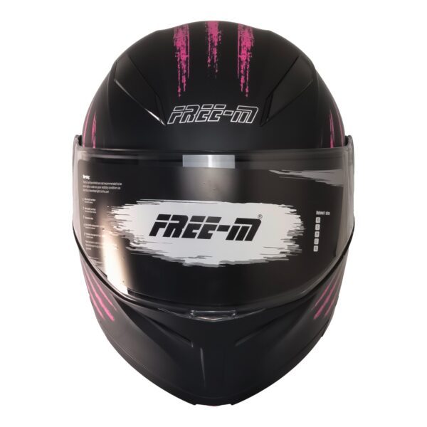 ÇENE AÇILIR KASK FREE-M 965 PINK ZEBRA