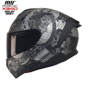 MTS FULL FACE KASK X340 GOLDY GREY