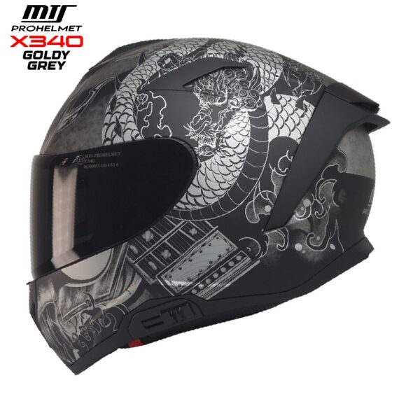 MTS FULL FACE KASK X340 GOLDY GREY