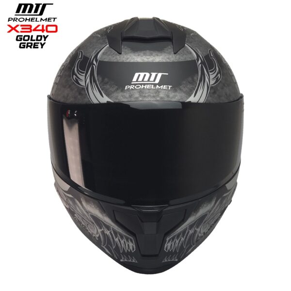 MTS FULL FACE KASK X340 GOLDY GREY