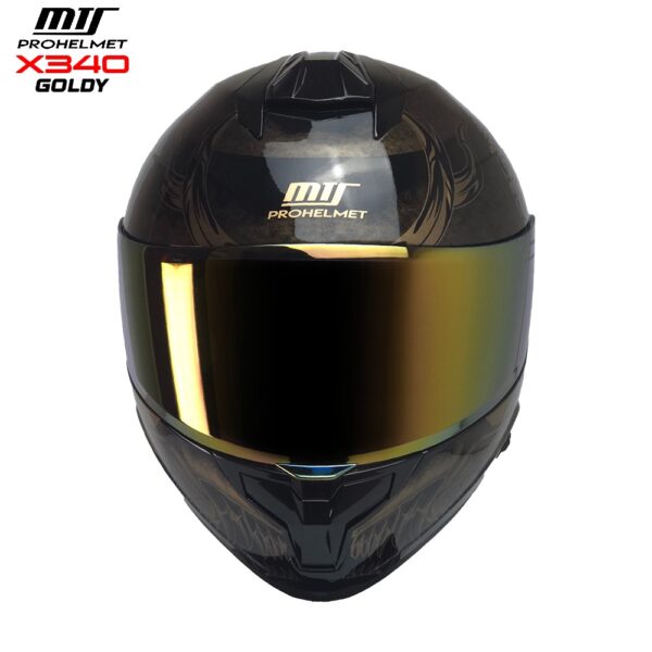 MTS FULL FACE KASK X340 GOLDY