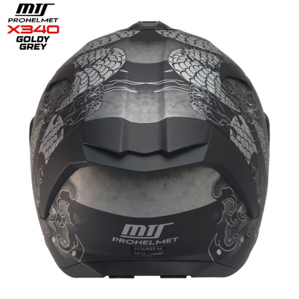 MTS FULL FACE KASK X340 GOLDY GREY