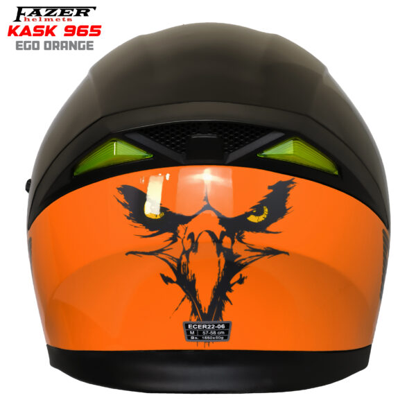 FAZER HELMETS KASK 965 EGO ORANGE