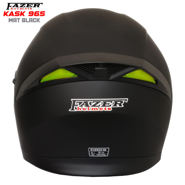 FAZER HELMETS KASK 965 MAT BLACK