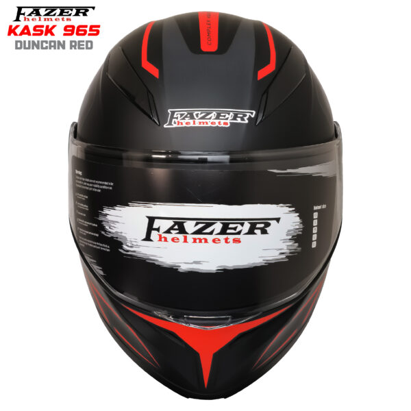 FAZER HELMETS KASK 965 DUNCAN RED