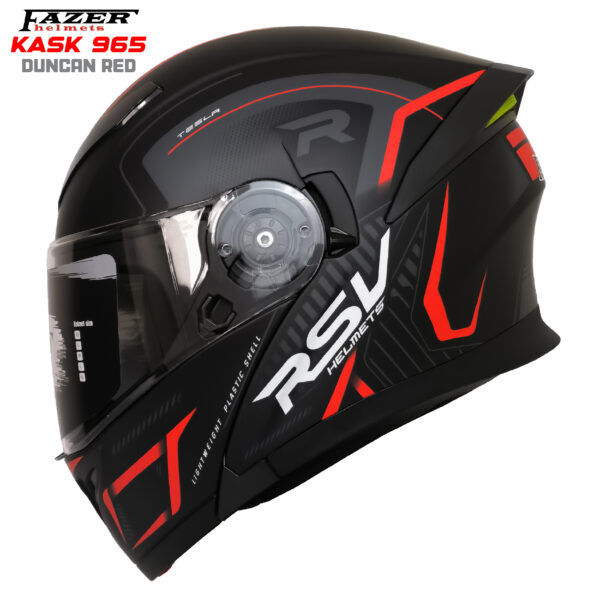 FAZER HELMETS KASK 965 DUNCAN RED