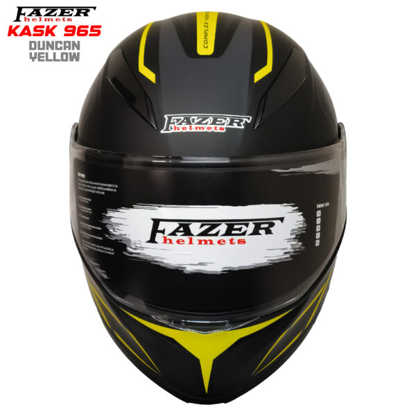 FAZER HELMETS KASK 965 DUNCAN YELLOW